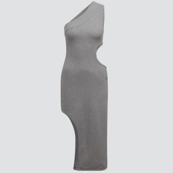 Adidas BLUE VERSION ONE SHOULDER CUT-OUT BODYCON DRESS - Picture 10 of 16
